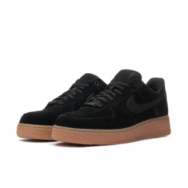 AF1 Brown Black Leather