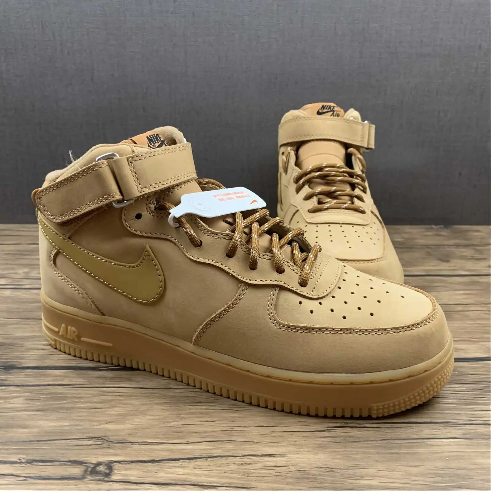 AF1 Mid Brown Leather - Imagen 5