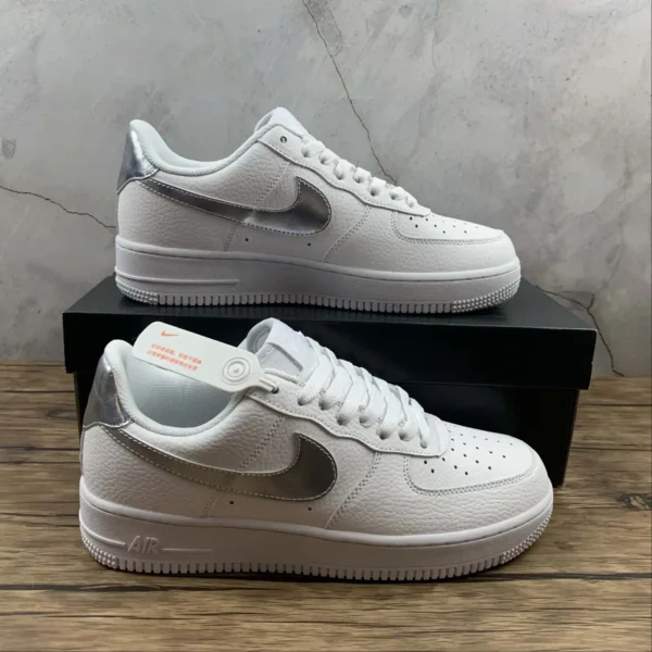 AF1 Royal and White