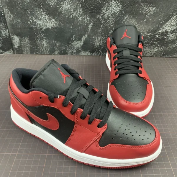 AJ-1-Red-_-Black-Low-1.webp AJ 1 Red and Black Low