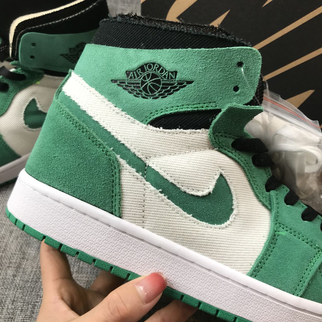AJ1 Zoom Leather Green - Imagen 3