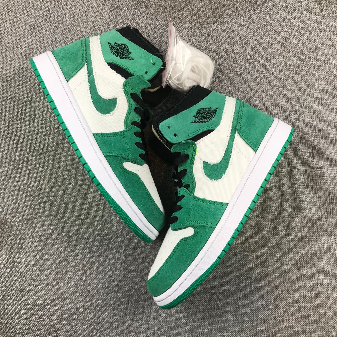 AJ1 Zoom Leather Green - Imagen 4