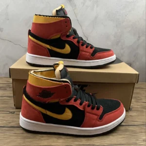 AJ1 Zoom Red Golden