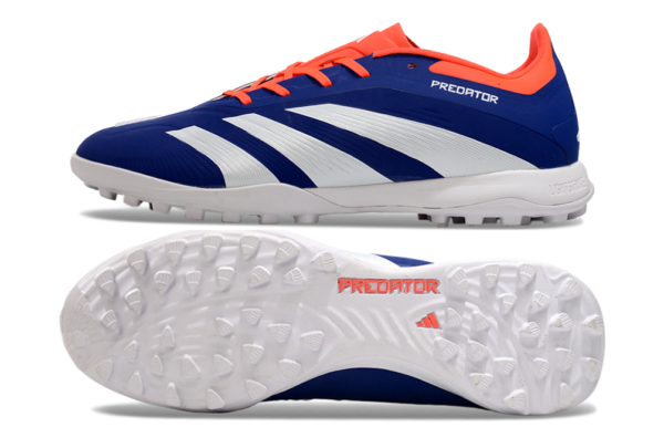 Adidas Predator 24 Elite TF Boots blanco, azul y naranja
