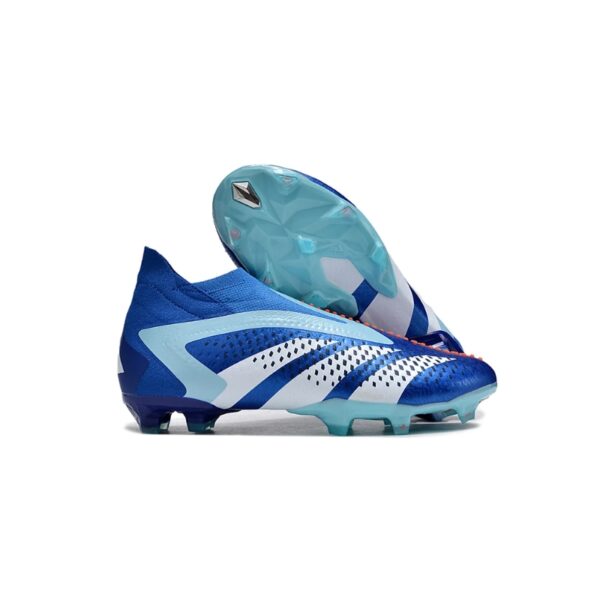 Adidas Predator Accuracy+ FG azul, celeste y blanco
