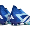 Adidas Predator Accuracy+ FG azul, celeste y blanco