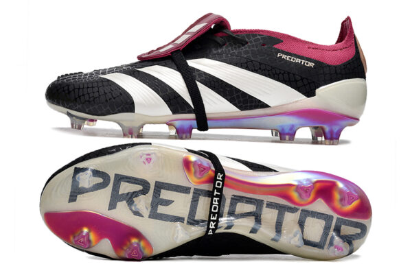 Adidas-Predator-Elite-FT-FG-version-24-blanco-negro-y-burdeo-2.jpeg Adidas Predator Elite FT FG versión 24 blanco, negro y burdeo.
