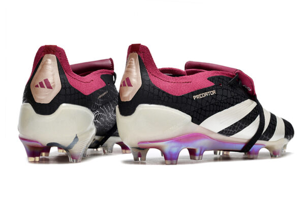Adidas-Predator-Elite-FT-FG-version-24-blanco-negro-y-burdeo-3.jpeg Adidas Predator Elite FT FG versión 24 blanco, negro y burdeo.