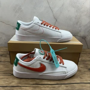 Blazer Low White Red