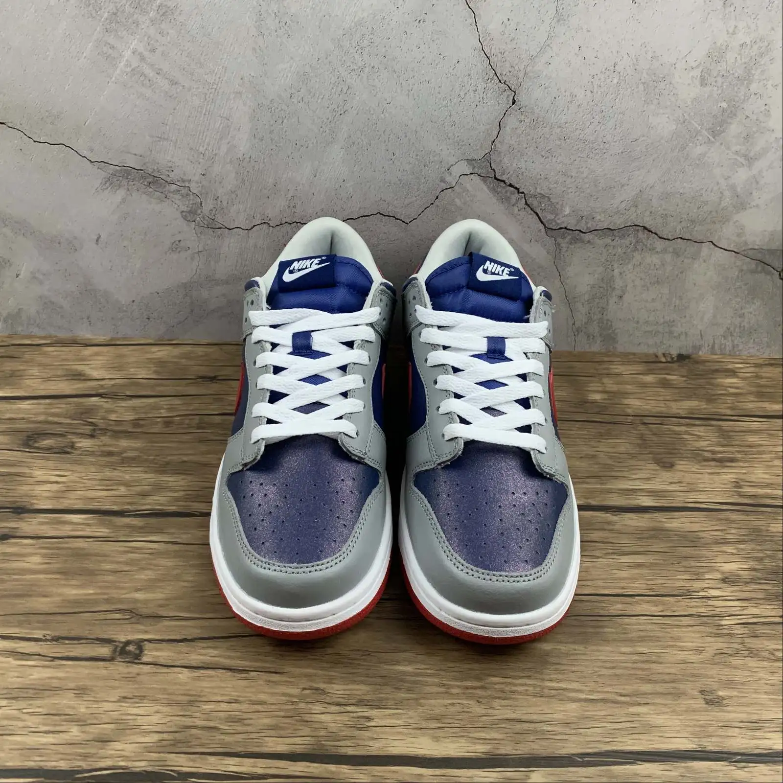 NK Dunk Hyper Blue & Samba Silver - Imagen 3