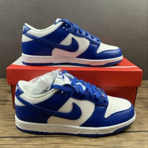 NK Dunk White and Varsity Royal