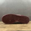 NK Dunk White and Wine Red