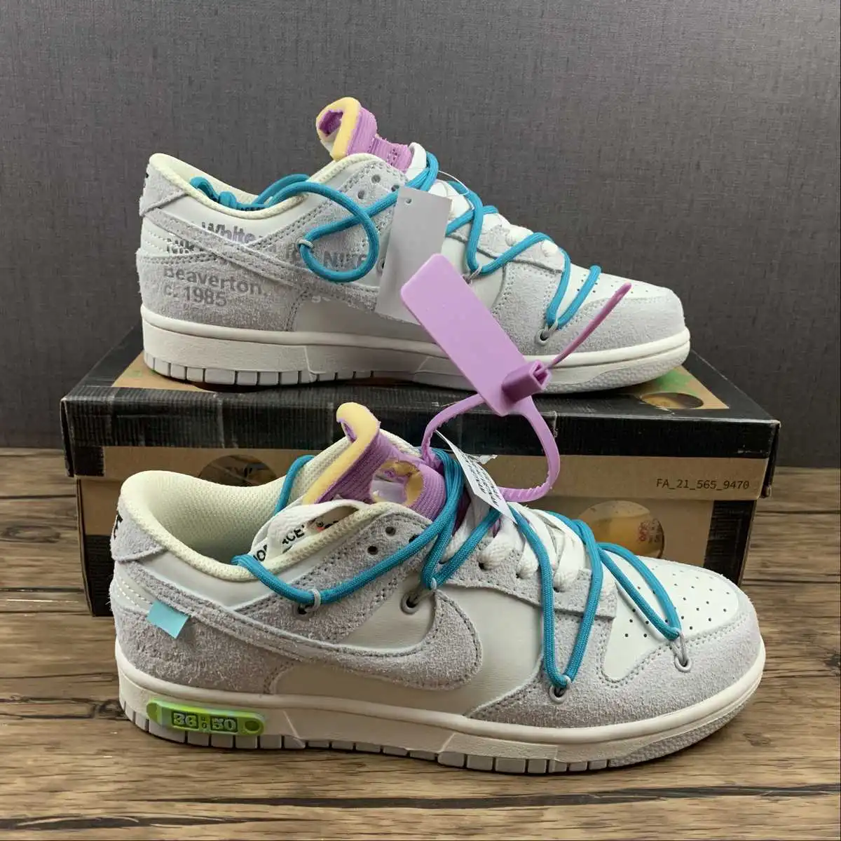 NK SB Dunk Grey and White