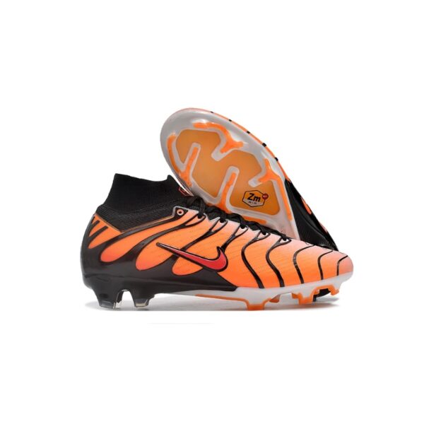Nike Air Zoom Mercurial Superfly IX Elite FG TN en color naranja y negro.