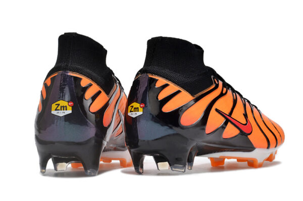 Nike Air Zoom Mercurial Superfly IX Elite FG TN en color naranja y negro.