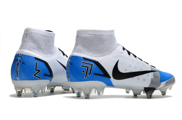 Nike-Mercurial-Superfly-VIII-Elite-SG-PRO-Anti-Clog-Blanco-_-Azul-3.jpeg Nike Mercurial Superfly VIII Elite SG PRO Anti Clog Blanco / Azul