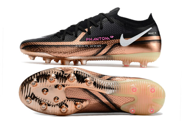 Nike-Phantom-GT-Elite-AG-PRO-negro-blanco-dorado-y-rosa-2.jpeg Nike Phantom GT Elite AG-PRO negro, blanco, dorado y rosa.