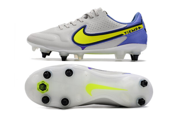 Nike-Tiempo-Legend-9-Elite-SG-Gris-Azul-Amarillo-2.jpeg Nike Tiempo Legend 9 Elite SG Gris con detalles Azules y Amarillos