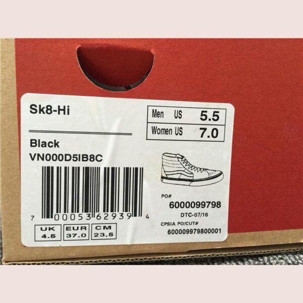 VNS HIGH Sk8 Black